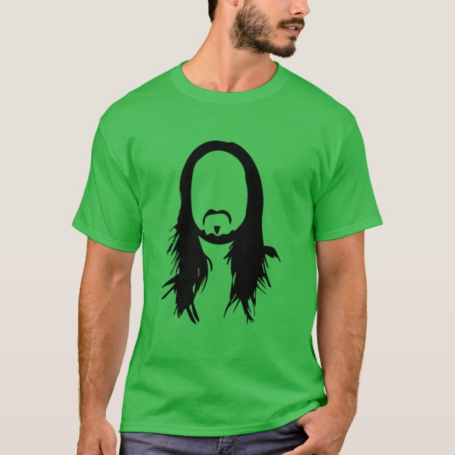 Jesse Pinkman Long Hair Steve Aoki retro T-Shirt (Front)