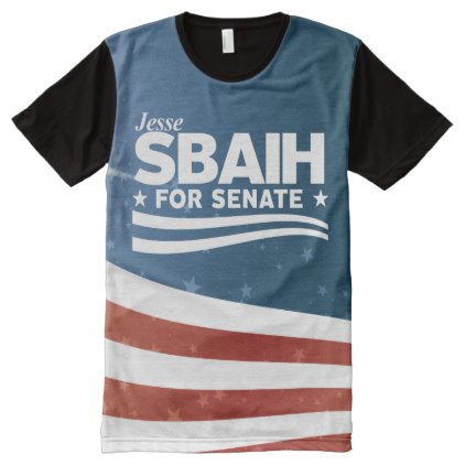 Jesse Sbaih for Senate All-Over-Print T-Shirt