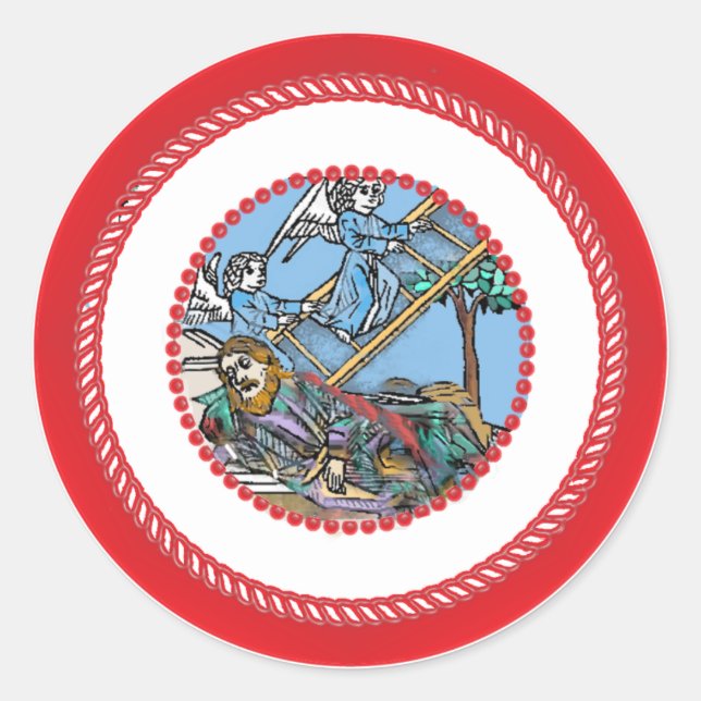 Jesse Tree Jacob's Ladder Sticker (Front)