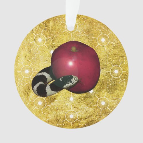 Jesse Tree Serpent Apple Ornament