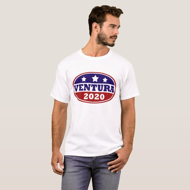 JESSE VENTURA  FOR PRESIDENT 2020 T-Shirt (Front Full)