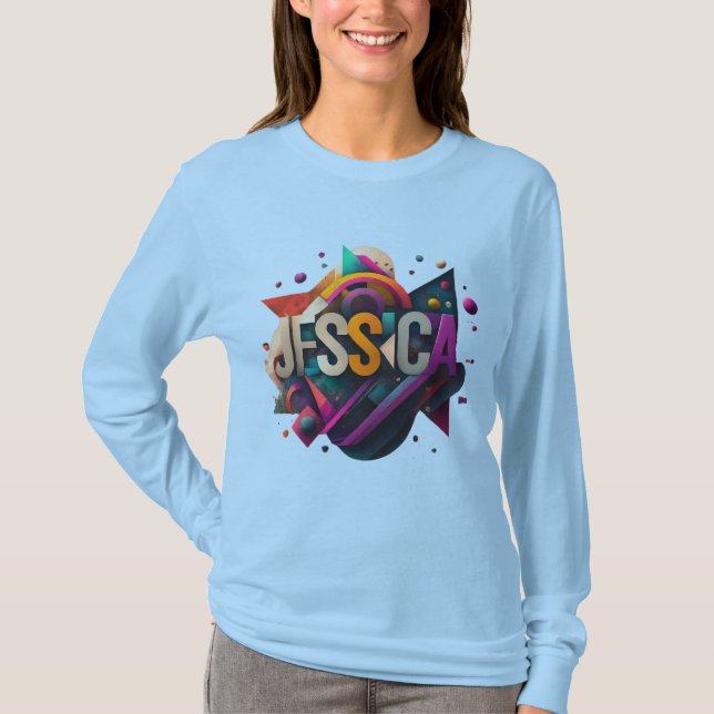 "Jessica: A Colorful Statement" T-Shirt (Front)
