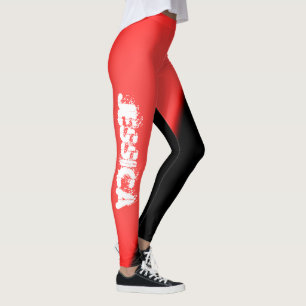 Jessica Add Your Name Abstract Art Leggings