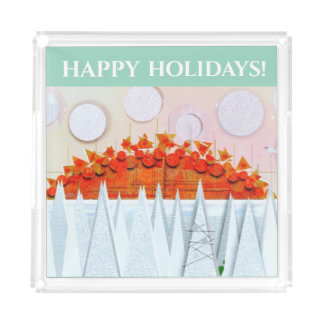 JESSICA ANNE FRANK "WINTER"  ACRYLIC TRAY