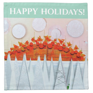 JESSICA ANNE FRANK "WINTER"  CLOTH NAPKIN