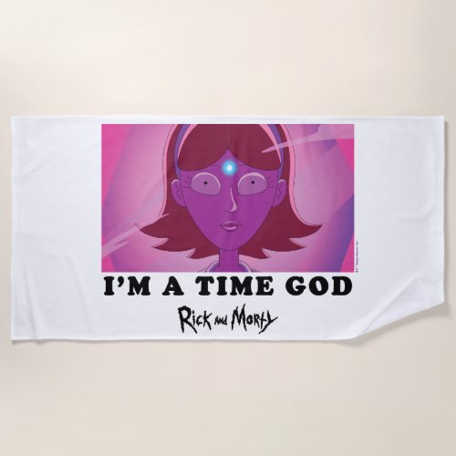 Jessica _ I Am A Time God Beach Towel