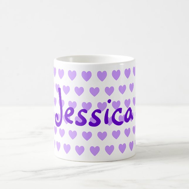 Jessica in Purple Coffee Mug (Center)