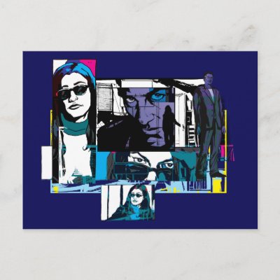 Jessica Jones Comic Panels Postcard