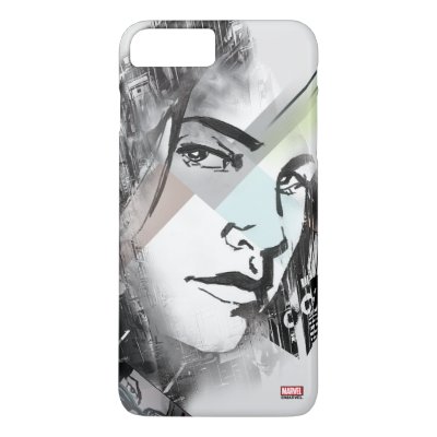 Jessica Jones Face Graphic iPhone 8 Plus/7 Plus Case