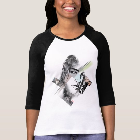 Jessica Jones Face Graphic T-Shirt | Zazzle.com