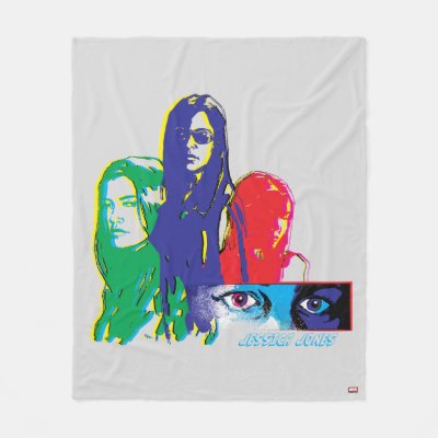 Jessica Jones Multi-Color Character Graphic Fleece Blanket