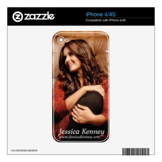 Jessica Kenney iPhone 4/4s Cover Decal For iPhone 4S