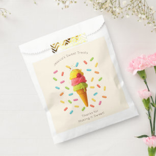Jessica’s Sweet Treats – Ice Cream Party  Favor Bag