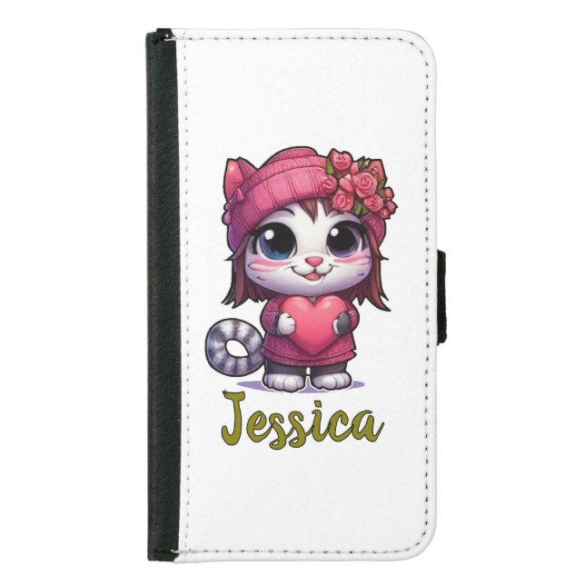 Jessica Samsung Galaxy Wallet Case (Front)
