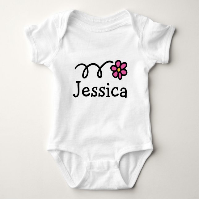 Jessica T-Shirt Baby Bodysuit (Front)