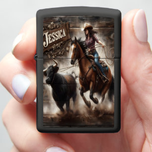 Jessica's Rodeo Run Zippo Lighter