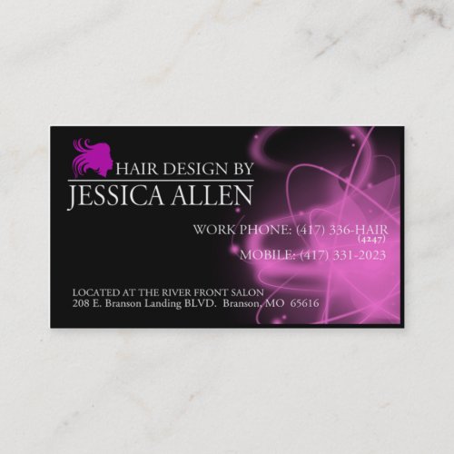 Jessica's Salon Cards Business Cards