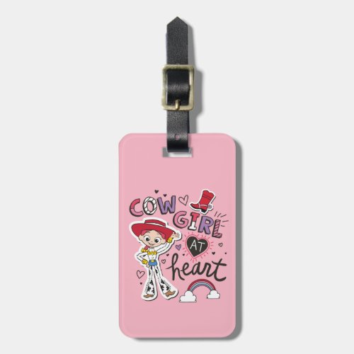 Jessie Cowgirl At Heart Luggage Tag