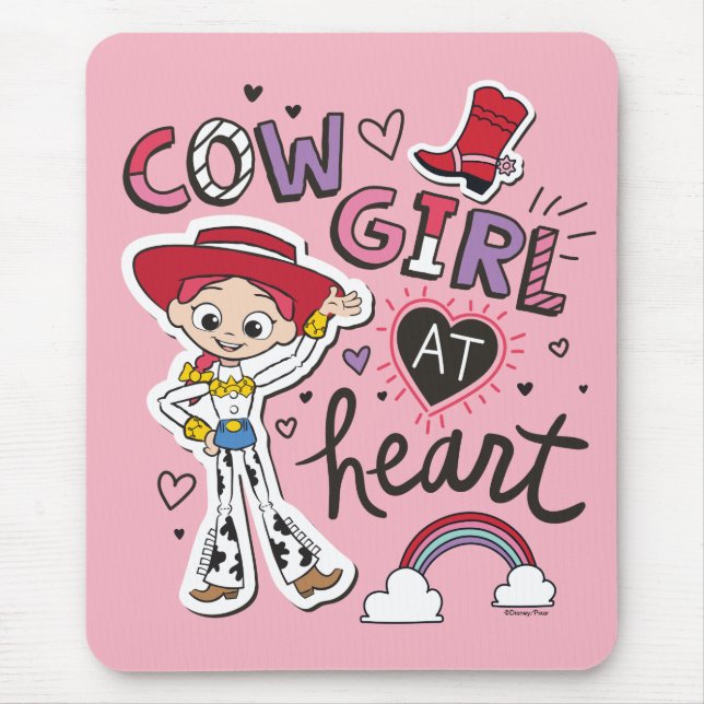 Jessie "Cowgirl At Heart" Mouse Pad (Front)