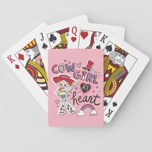 Jessie Cowgirl At Heart Playing Cards
