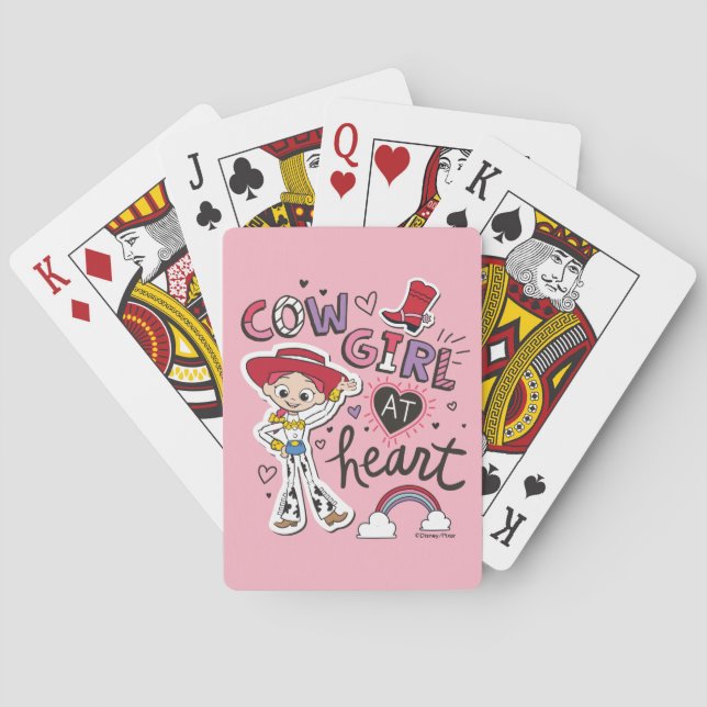 Jessie "Cowgirl At Heart" Playing Cards (Back)
