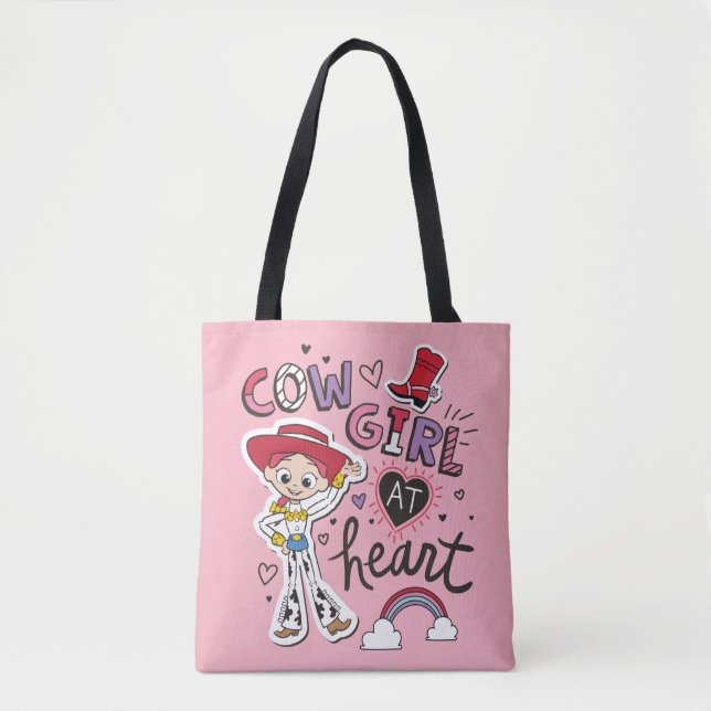 Jessie "Cowgirl At Heart" Tote Bag (Front)
