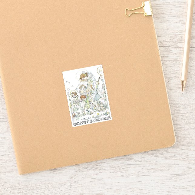 Jessie M. King Little Mother of the Angels Sticker (Notebook)