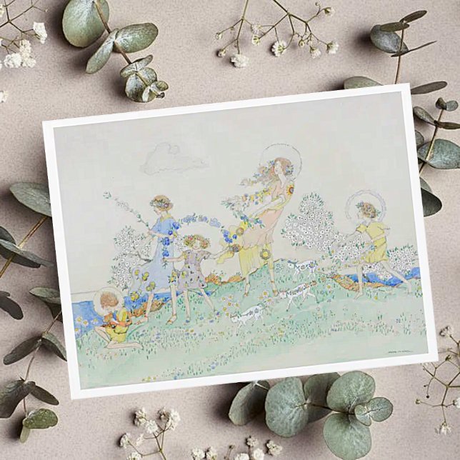 Jessie M. King Summer Day Postcard (Creator Uploaded)