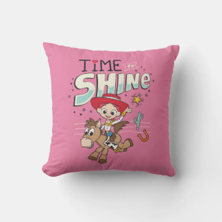 Jessie "Time To Shine" Throw Pillow