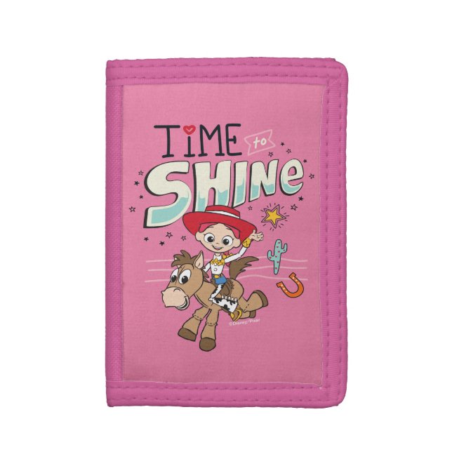 Jessie "Time To Shine" Trifold Wallet (Front Vertical)