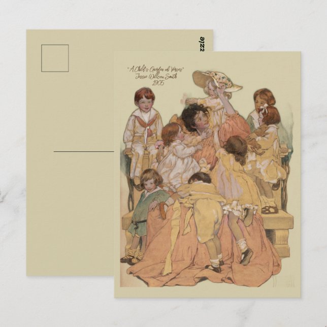 Jessie Wilcox Smith "A Child's Garden of Verses" Postcard (Front/Back)