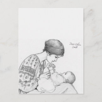 Jessie Wilcox Smith Newborn Color Me Postcard