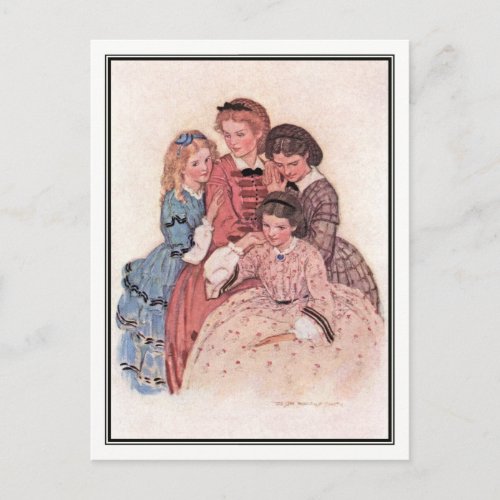 Jessie Willcox Smith _ Meg Jo Beth and Amy Postcard