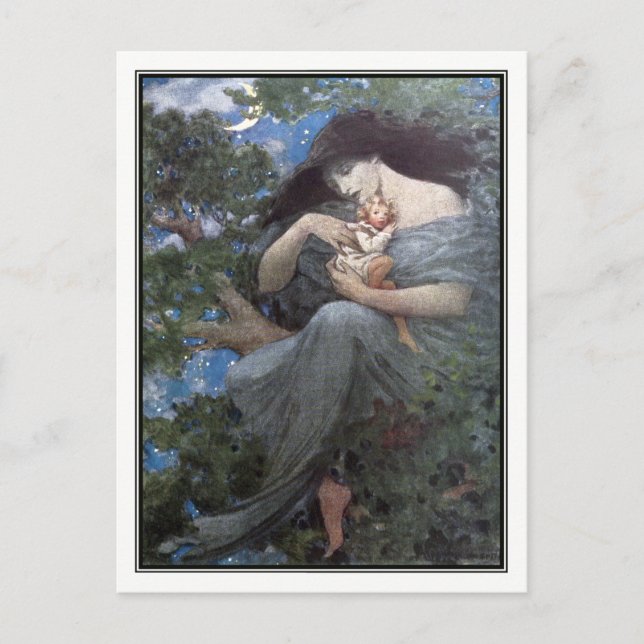 Jessie Willcox Smith - The Great Beech Tree Postcard (Front)