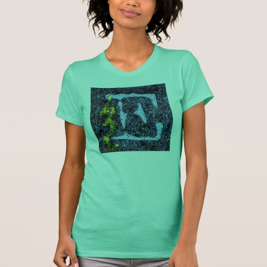 Jessie's Letter "E" Monogram with a Kick Artsy T-S T-Shirt