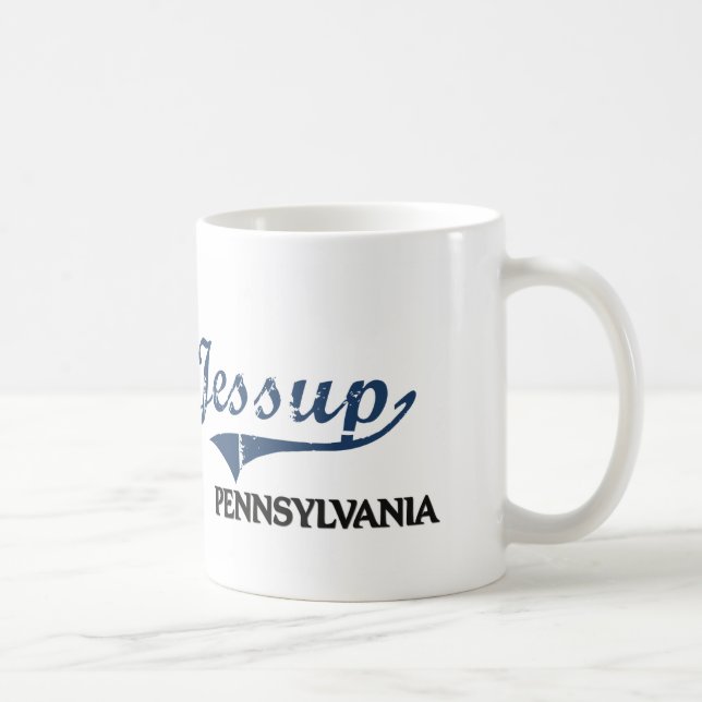 Jessup Pennsylvania City Classic Coffee Mug (Right)