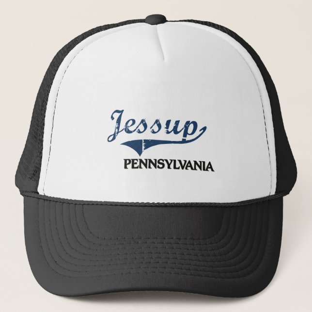 Jessup Pennsylvania City Classic Trucker Hat (Front)