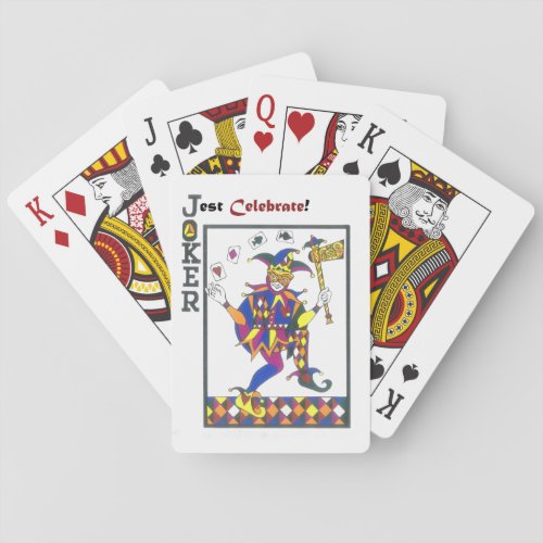 Jest Celebrate Poker Cards