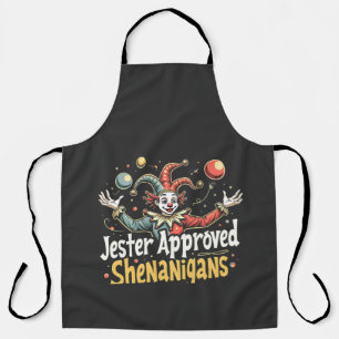 Jester Approved Shenanigans Circus Clown Apron