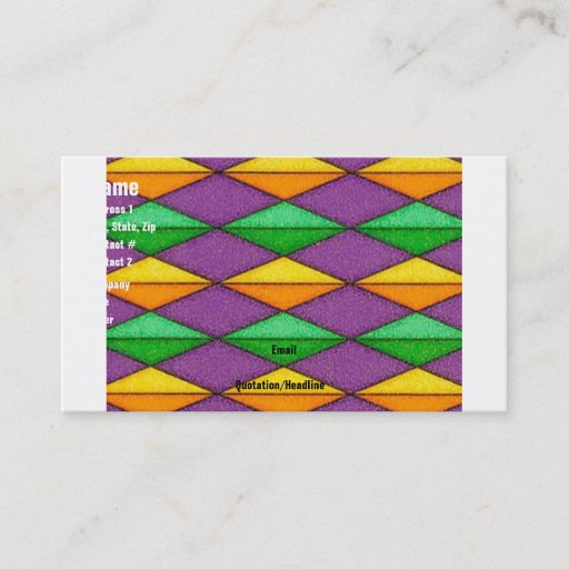 Customizable Jester Card Business Card Template