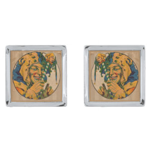 jester from the 1920s cufflinks