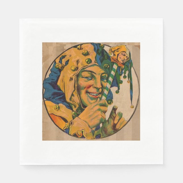 jester from the 1920s napkins (Front)