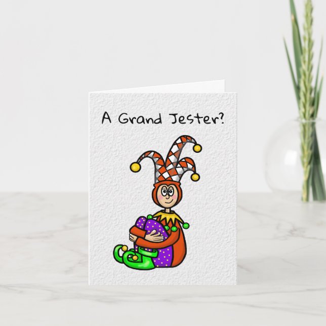 Jester Husband Appreciation Day Card (Front)
