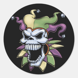 Jester II Classic Round Sticker
