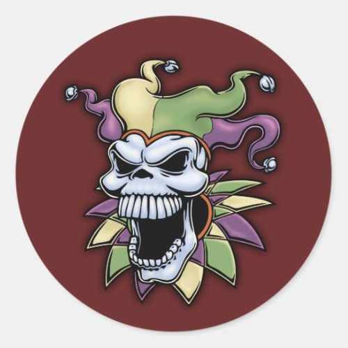 Jester II Classic Round Sticker