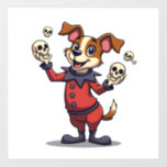 Jester Jack Russell Wall Decal
