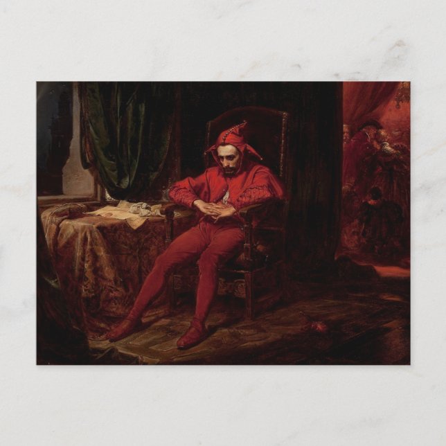 Jester Jan Matejko Art Postcard (Front)