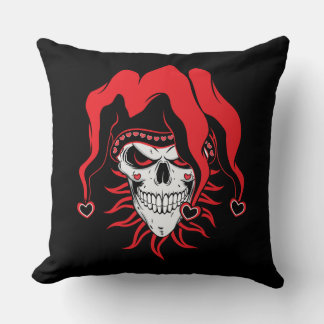 Jester of Love Throw Pillow