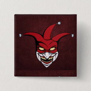 JESTER PINBACK BUTTON