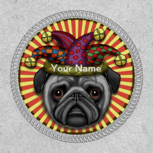Jester Pug  Patch